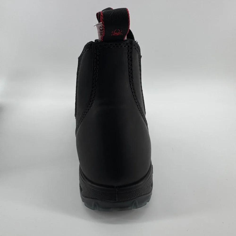 Redback USBBK Bobcat Black Leather Steel Toe Chelsea Work Boots Mens 15 US 14 AU